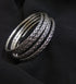 Silver Bangle Set (Set of 4)