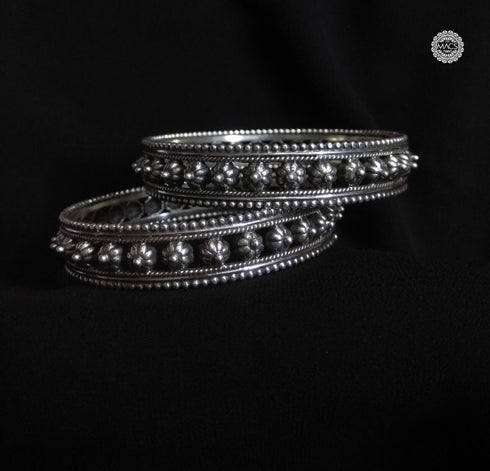 pure silver kada, silver bangle, floral silver bangle, silver kada, silver kada, chandi ka kada for women, pure silver kada, pure silver bangle