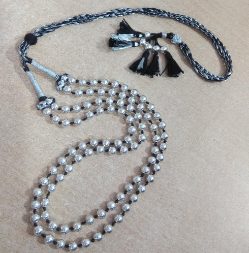 dholki round bead necklace