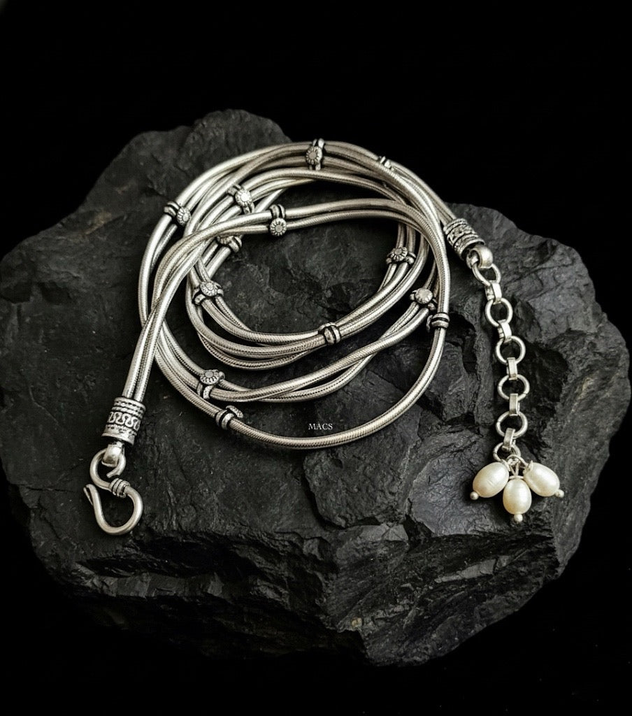 Silver Kamarband Pure Silver Waist Chains MACS