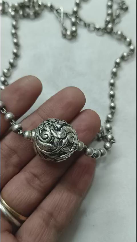 925 silver ball chain on sale